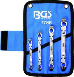Brake Pipe Wrench Set with Ratcheting