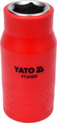 INSULATED HEXAGONAL SOCKET 13MM 1/2" VDE