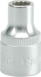 SOCKET 9MM 1/2" 12PT CV  REGULAR