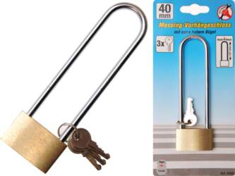 Solid Brass Padlock | extra high