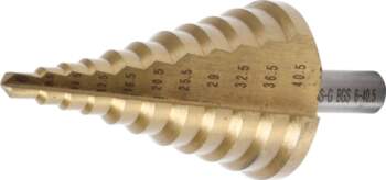 Step Drill | titanium-nitrated | Ø