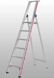 Step ladder with platform, 10 step