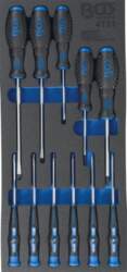 Workshop trolley tray 1/3: Screwdriver set