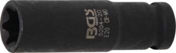 Impact Socket E-Type, deep | 12