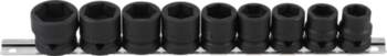 Impact Socket Set, Hexagon, extra flat
