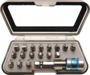 18-piece Color Code Bit Set, Stainless
