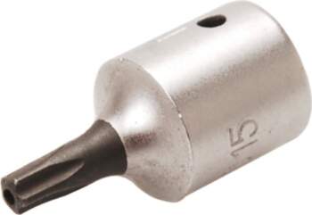 1/4" Bit Socket TS-STAR, tamperproof, TS15
