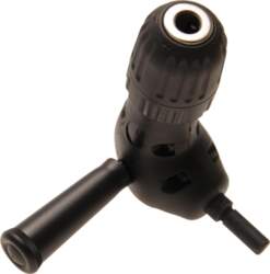 Angled Drill Head with Keyless Chuck
