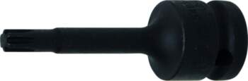 Impact Bit Socket, Ribe, M7, 1/2"