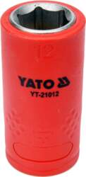 INSULATED HEXAGONAL SOCKET 12MM 3/8" VDE