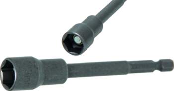 Socket, extra long, with 6-pt. Drill