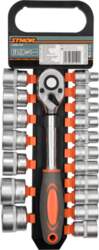 SOCKET SET 1/2" 19PCS (58634)