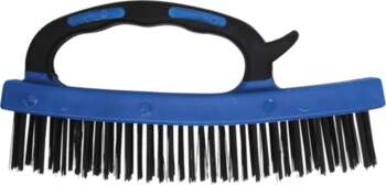 Steel Wire Brush with Plastic Handle
