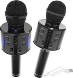 Детский микрофон караоке Black Bluetooth WS-858