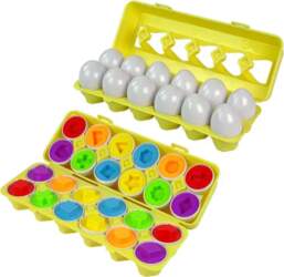 Izglītojošs sorteris olas Matching Eggs