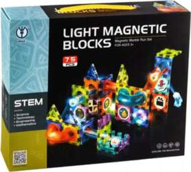 Магнитный конструктор (блоки) Light Magnetic Blocks