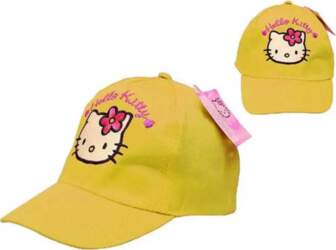 Hello Kitty Yellow детская кепка 52