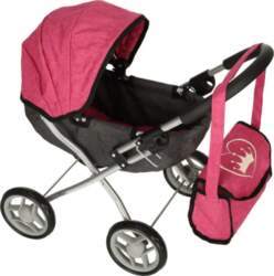 Leļļu rati Classic Baby Stroller
