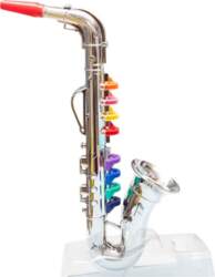 Rotaļu saksofons Jazz Music Silver