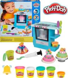 Приготовления торта в духовке, пластилин Play-Doh