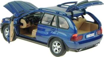 BMW X5 E53 Blue 1/24 MM