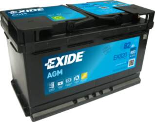 EXIDE EK820 82Ah 800A