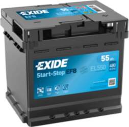 EXIDE EL550 55Ah 540A
