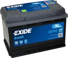 EXIDE EB740 74Ah 680A