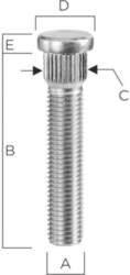 Bimecc Hub stud M12x1.5x52