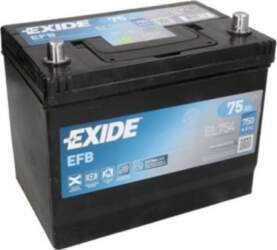 EXIDE EL754 75Ah 750A