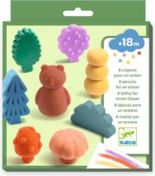 Colours - 8 crayons for a