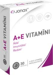 JONAX A + E Vitamīni kapsulas