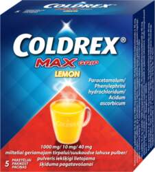 COLDREX MaxGrip Lemon iekšķīgi lietojama šķīduma