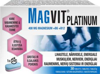 MAGVIT Platinum tabletes, 30 gab.