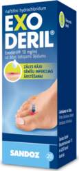 EXODERIL 10mg/ml šķīdums, 20 ml