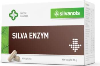 SILVAENZYM kapsulas, 30 gab.