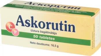 ASKORUTIN tabletes, 50 gab.