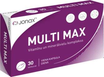 JONAX Multi Max kapsulas, 30 gab
