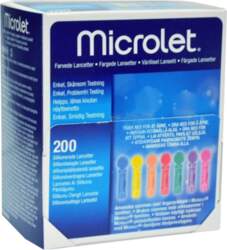 MICROLET lancetes, 200 gab.