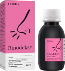 RINODEKS sīrups, 180 ml