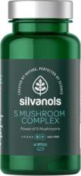 SILVANOLS 5 Mushroom Complex kapsulas, 60