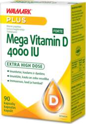WALMARK   Mega D3 vitamīni 4000 IU