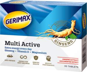 GERIMAX Multi Active tabletes, 30 gab