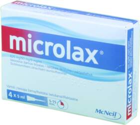 MICROLAX 625 mg/90 mg/9 mg/ml rektālais