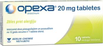OPEXA 20 mg tabletes, 10 gab