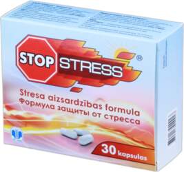 STOP STRESS kapsulas, 30 gb.,