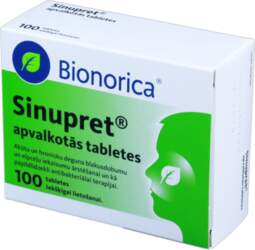 SINUPRET tabletes, 100 gab.