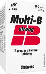 VITABALANS Multi-B Strong tabletes, 100 gab