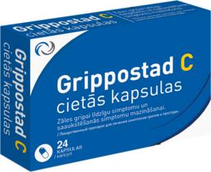 JONAX Grippostad C cietās kapsulas, 24