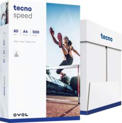 5x 500 Sheets tecno speed A4